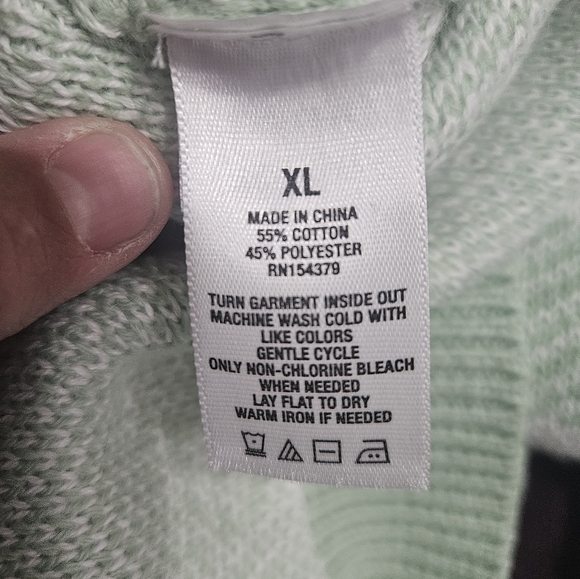 Aeropostale womens white and green plaid top size XL - Picture 8 of 8